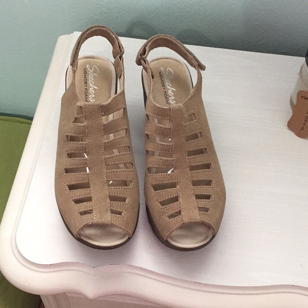 Tan Skechers